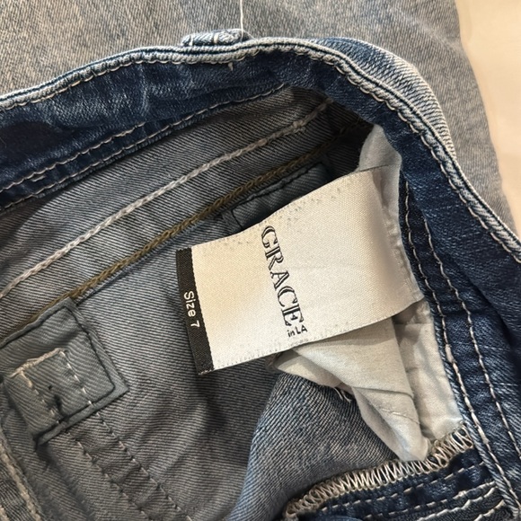 Girls Boot Cut Grace Jeans 7 - Picture 5 of 7